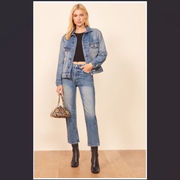 Reformation McCoy Denim Jacket // Size XL - Picture 8 of 8